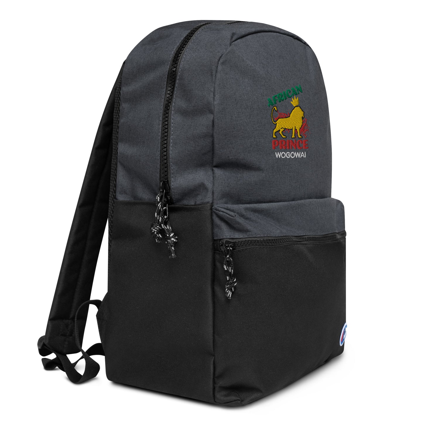 African Prince Embroidered Champion Backpack