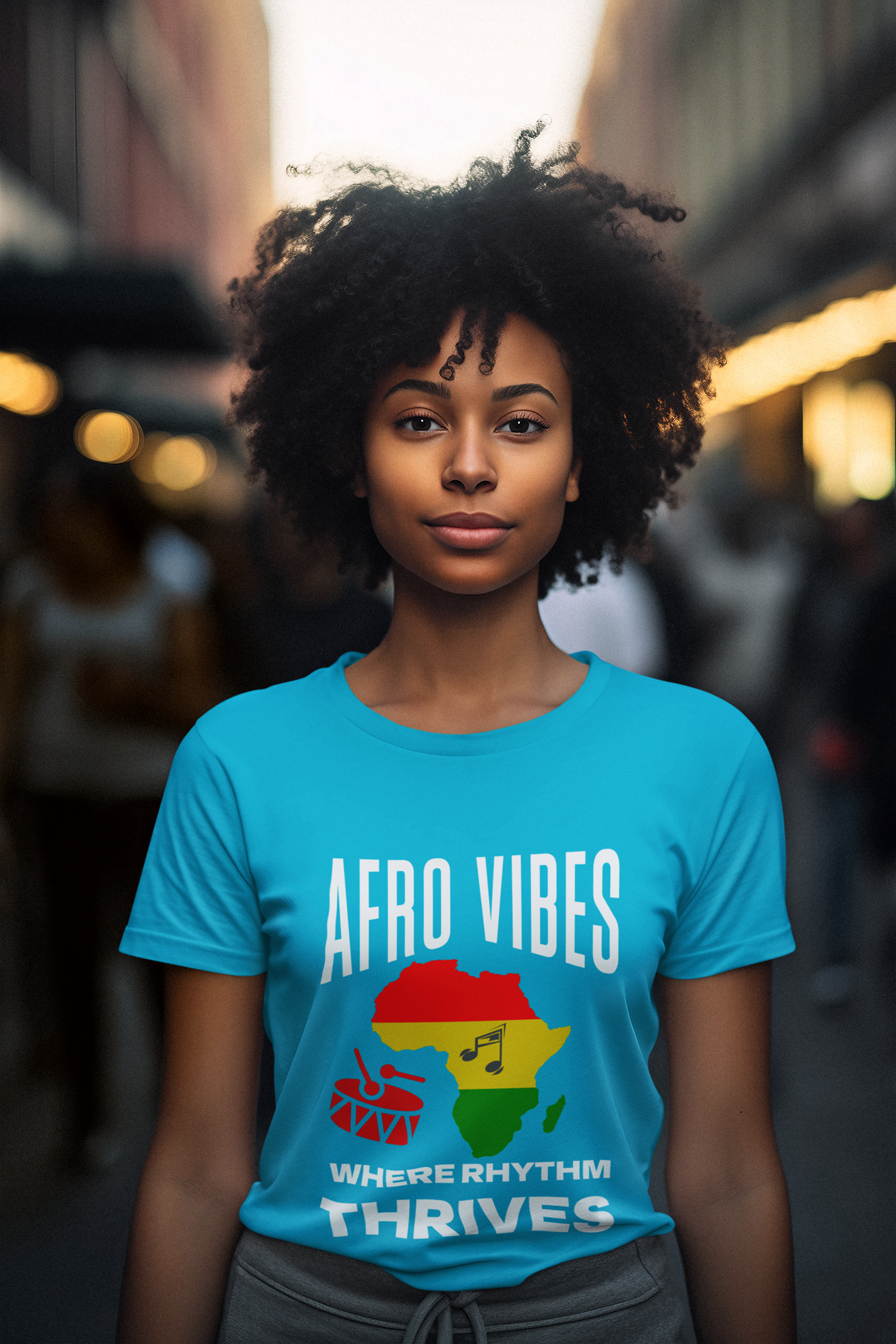 Afro Vibes Women's T-Shirt