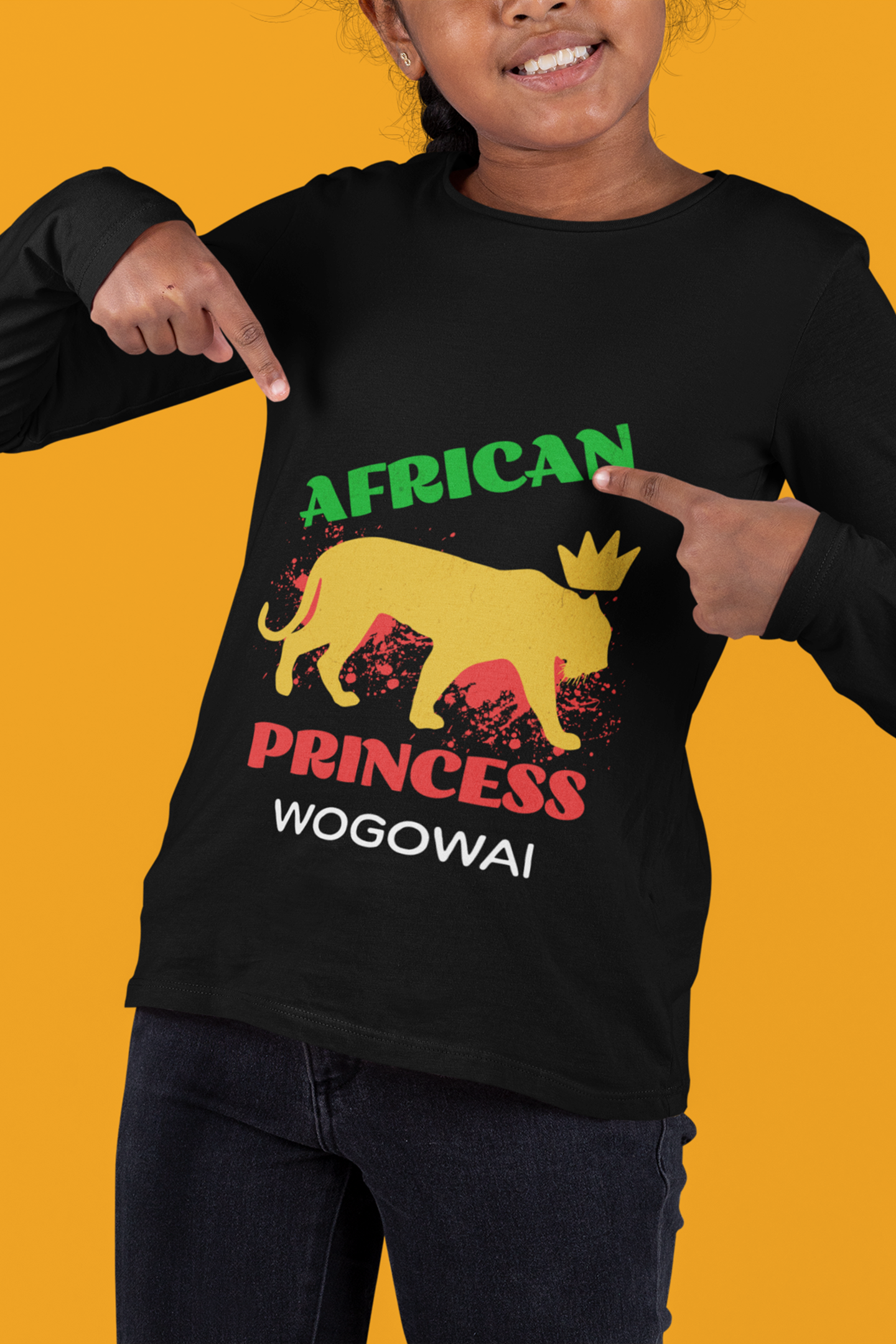 African Princess (Wogowai) Long Sleeve Tee