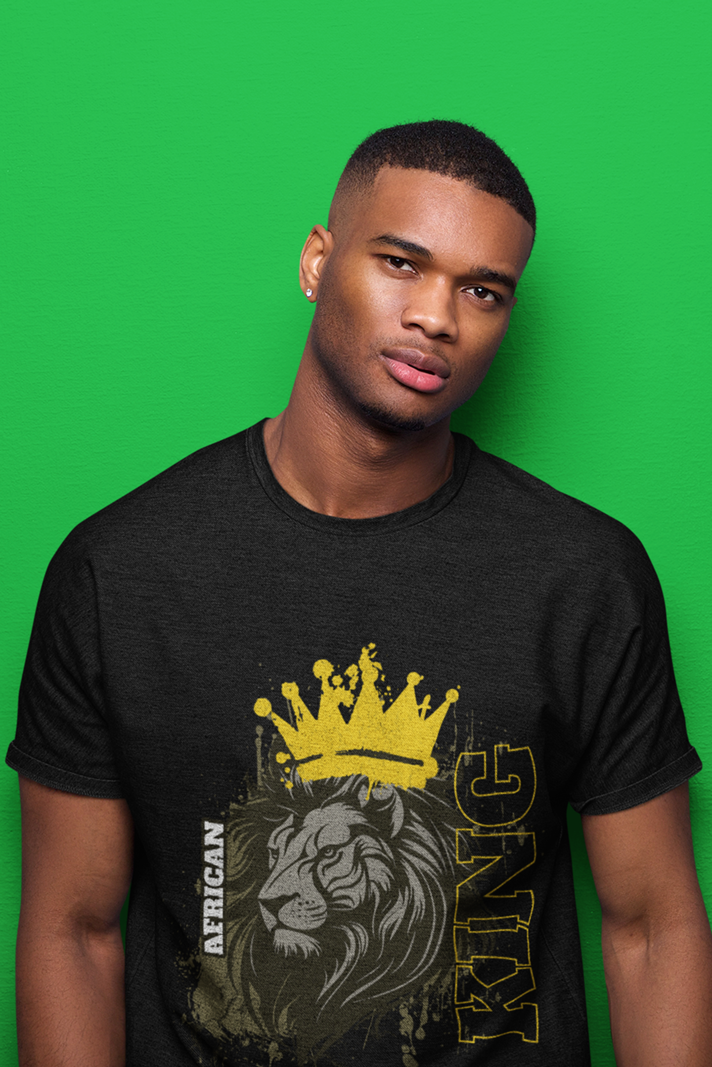 African King Heathered T-shirt