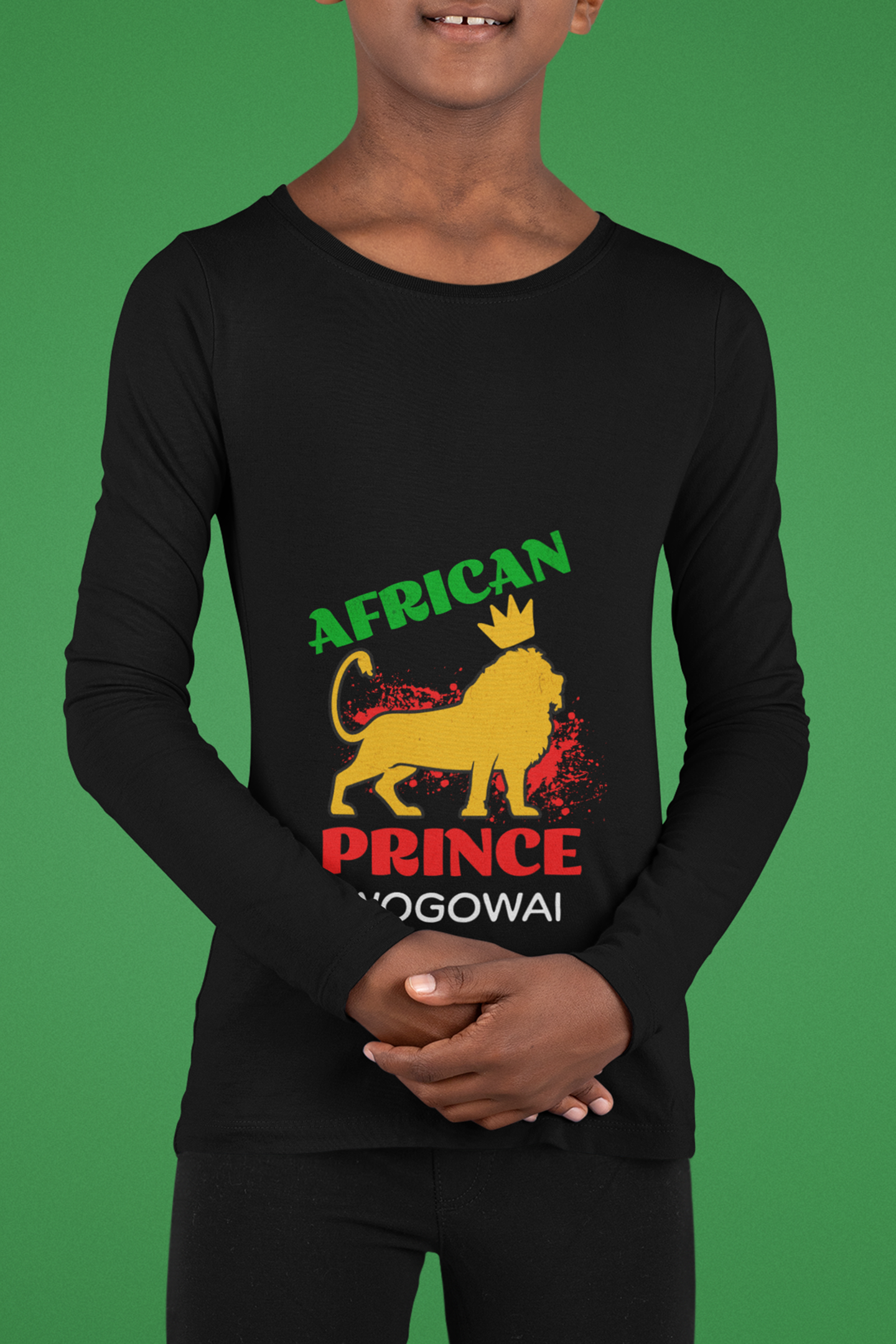 African Prince (Wogowai) Long Sleeve Tee