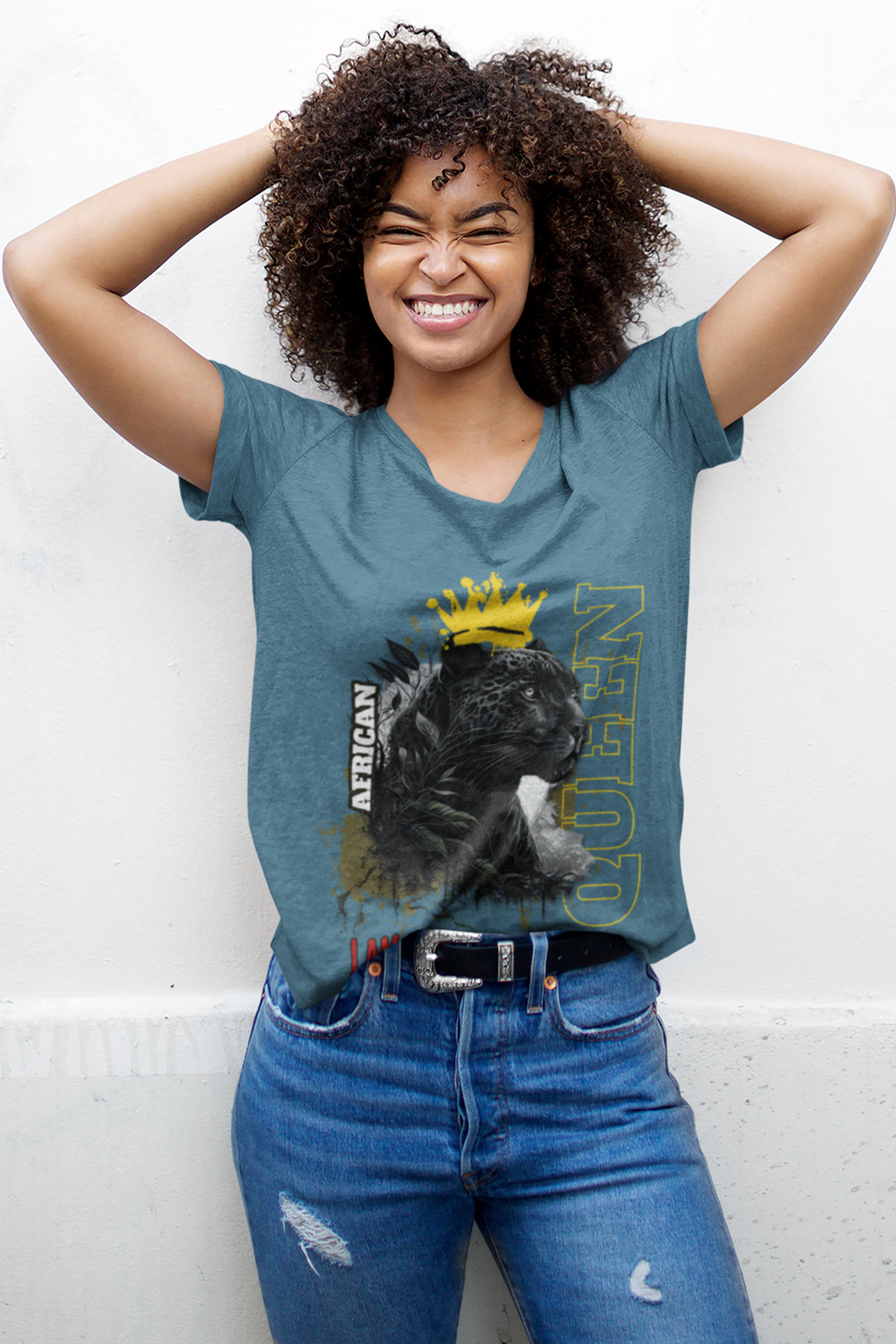 African Queen Heathered T-Shirt