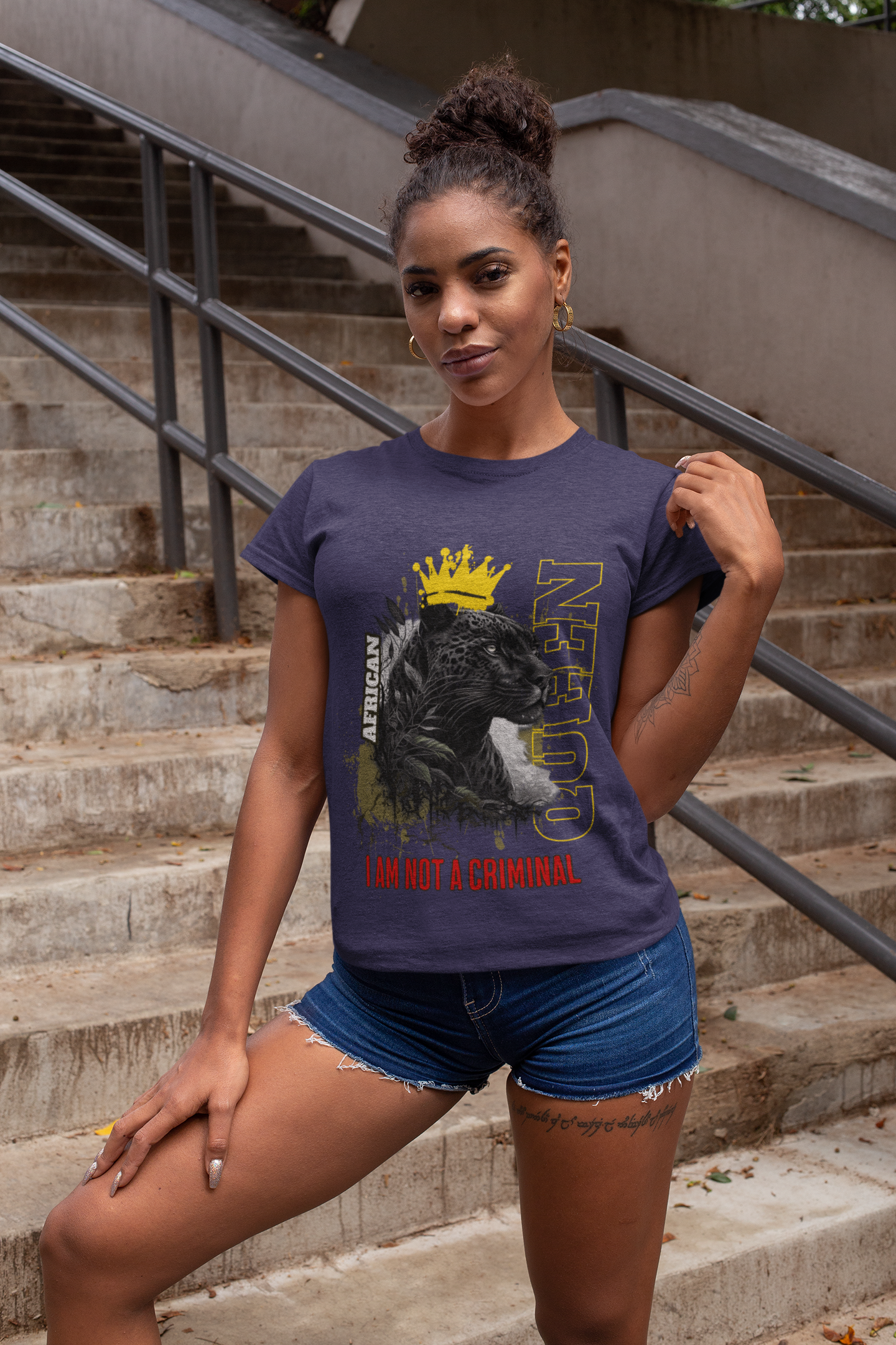 African Queen Heathered T-Shirt