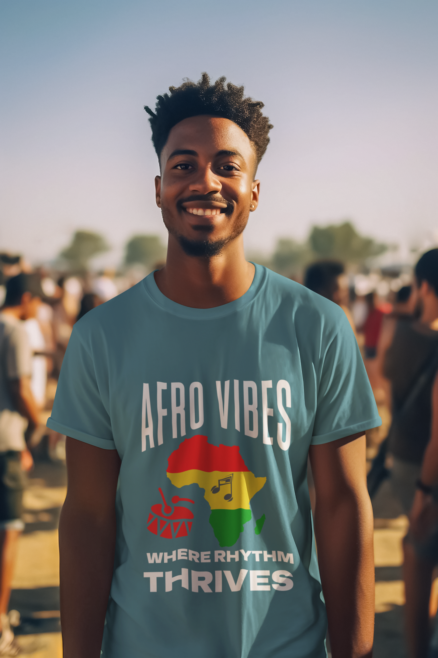 Afro Vibes Organic Cotton T-shirt