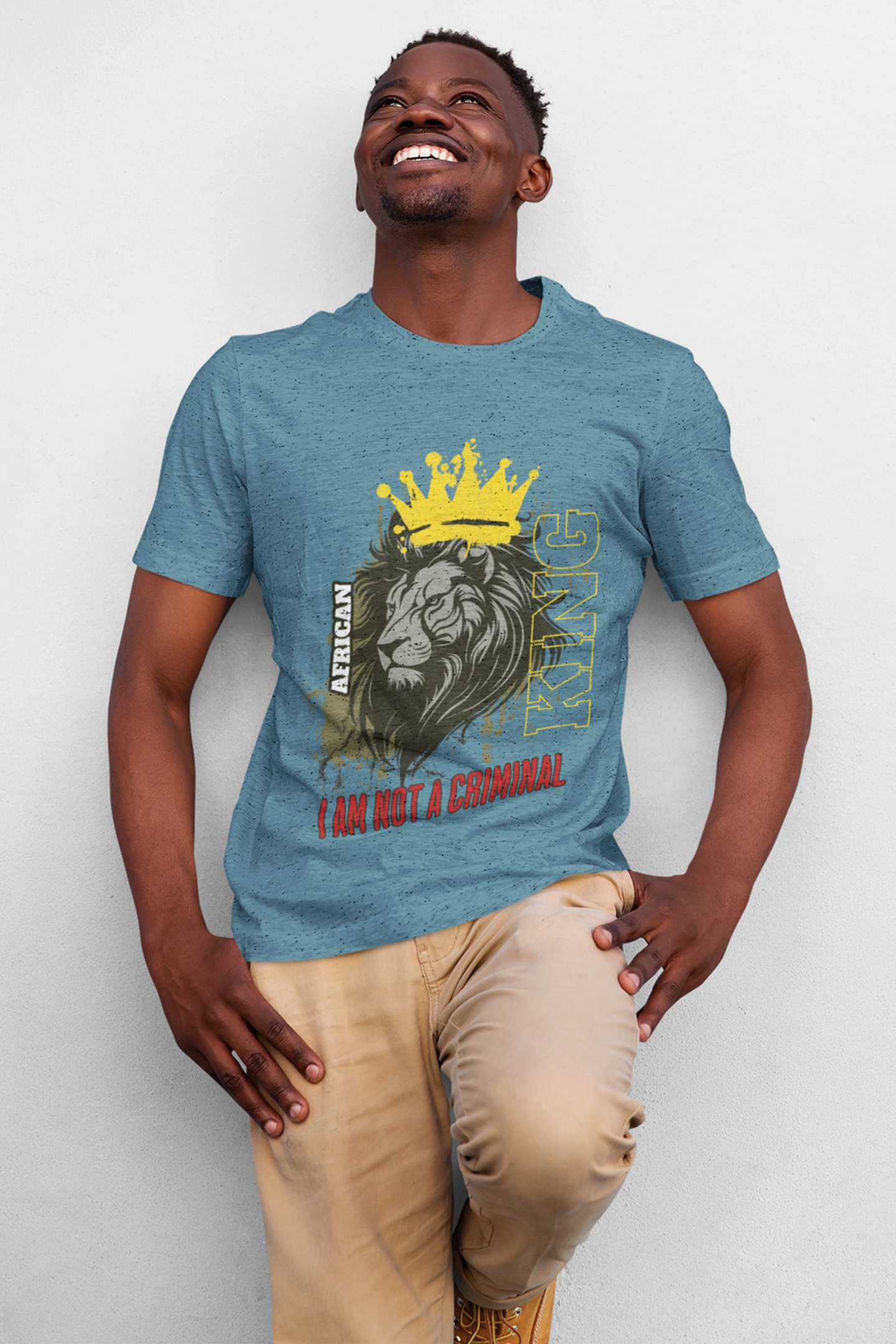 African King Heathered T-shirt