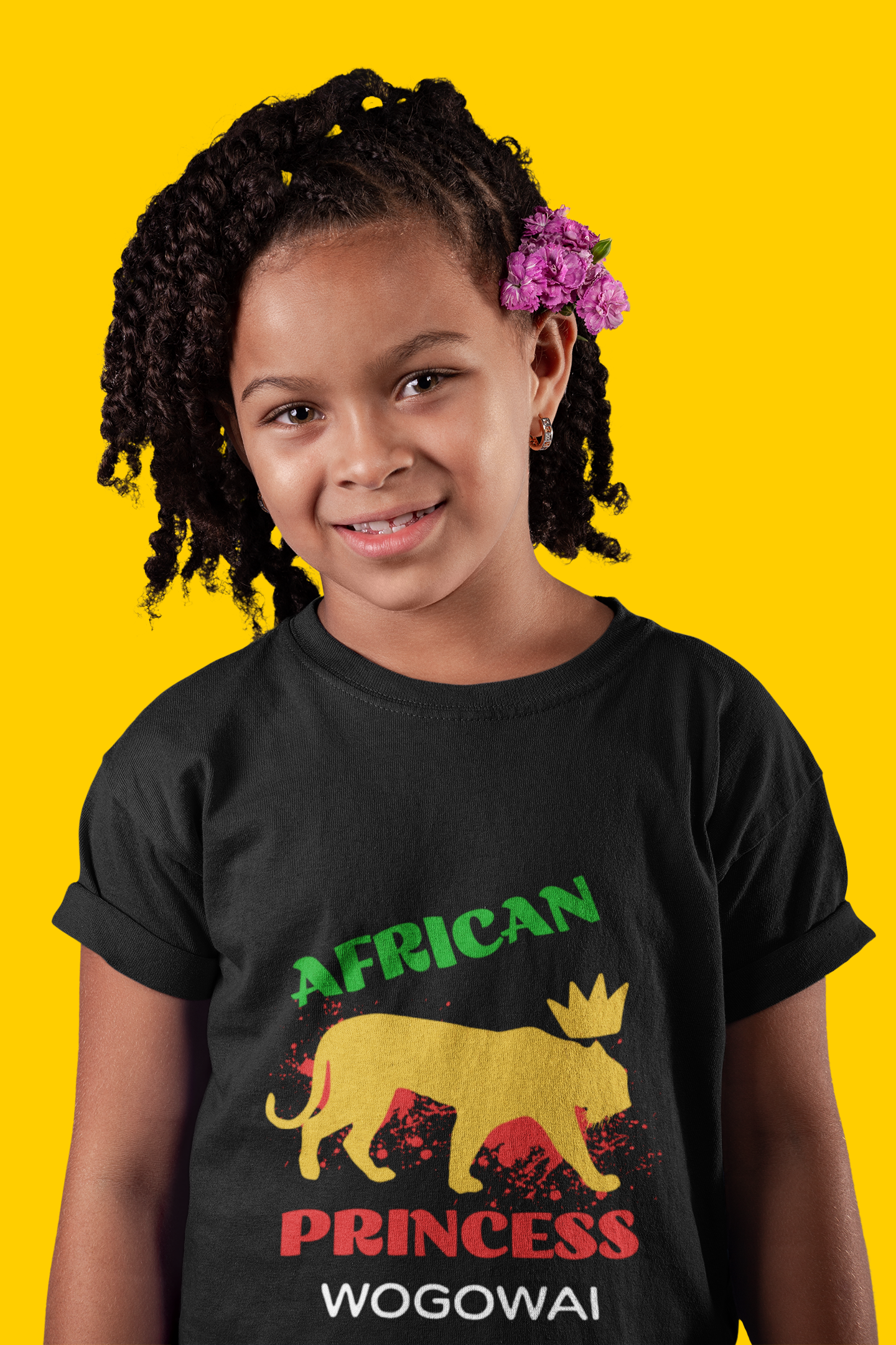 African Princess Short Sleeve T-Shirt