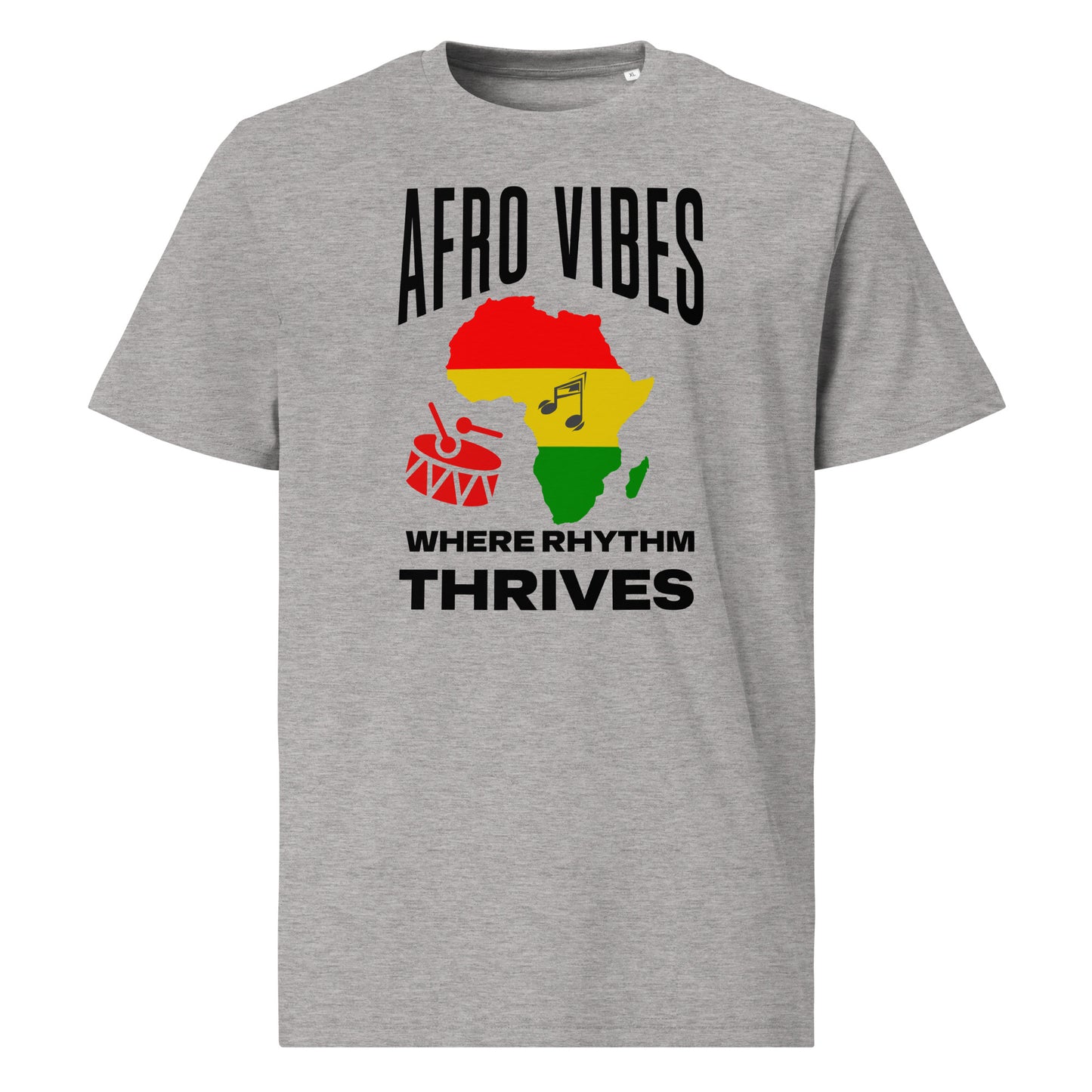 Afro Vibes Organic Cotton T-Shirt (Light Colors)