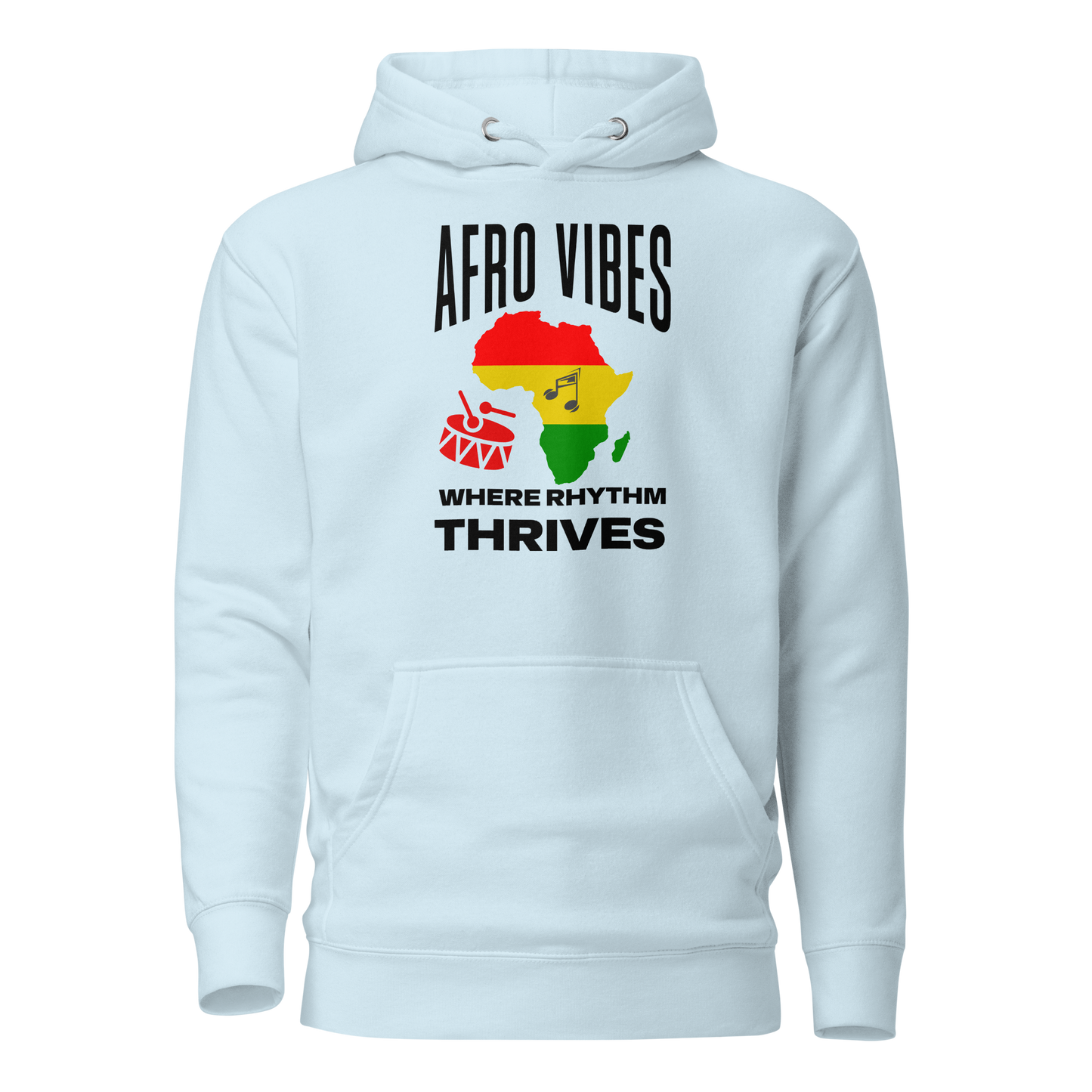 Afro Vibes Unisex Hoodie - Light Colors