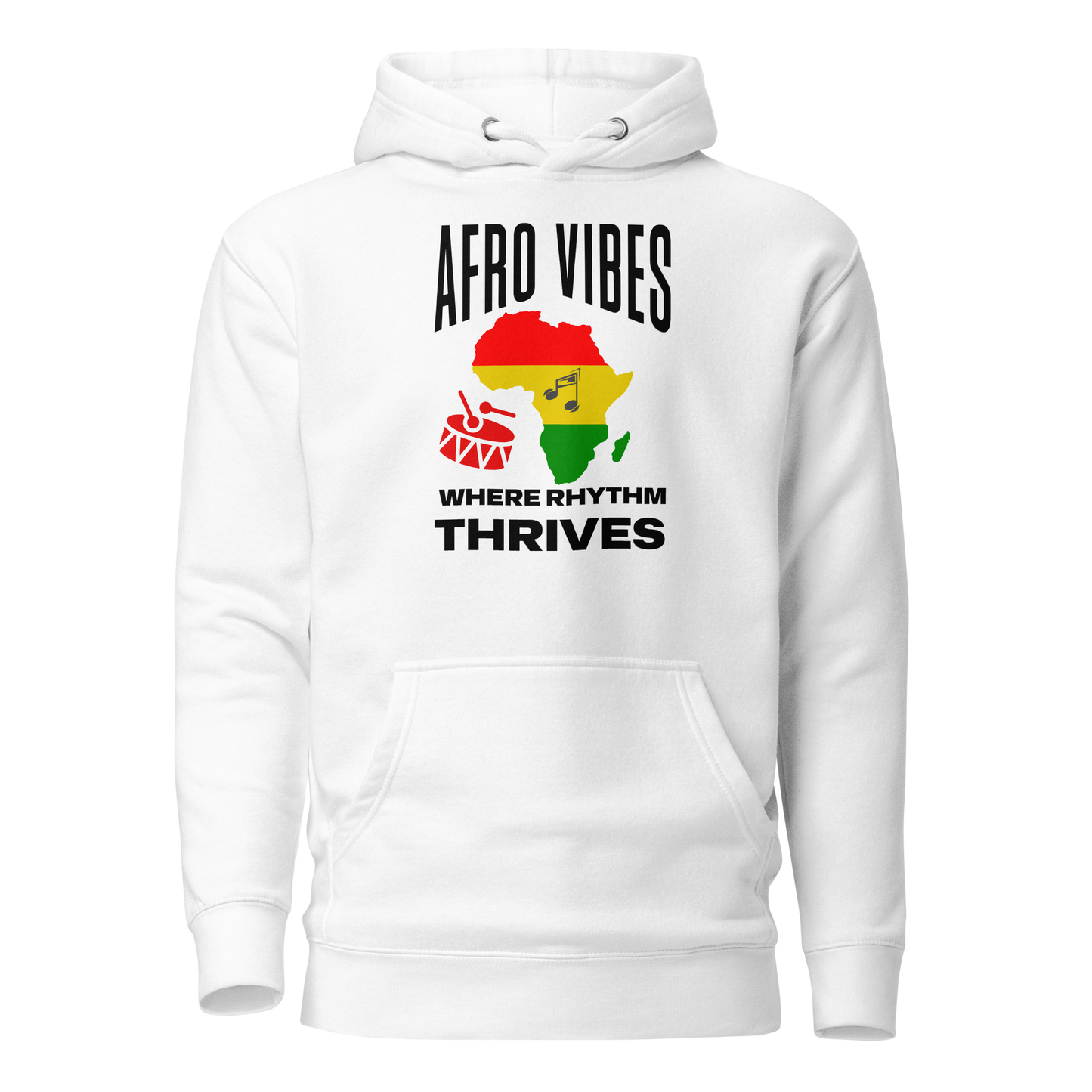 Afro Vibes Unisex Hoodie - Light Colors