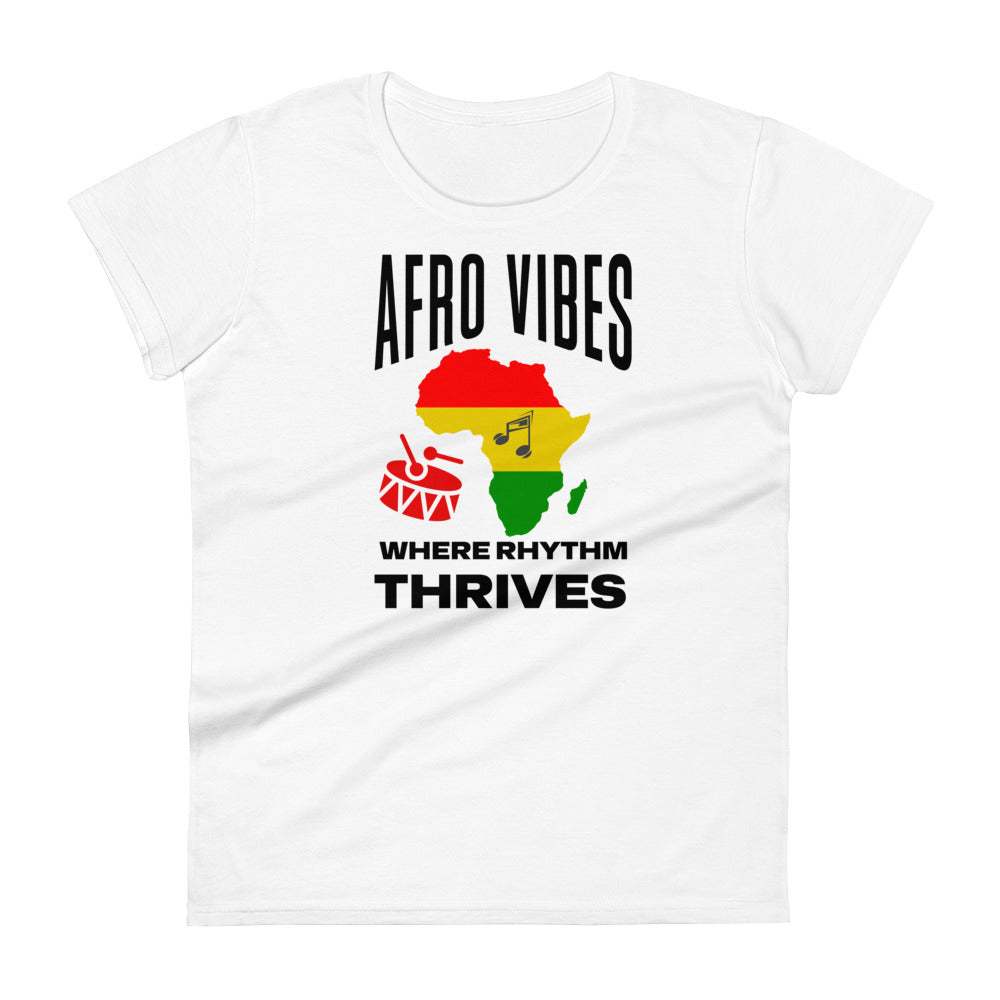 Afro Vibes Women's T-Shirt (White)